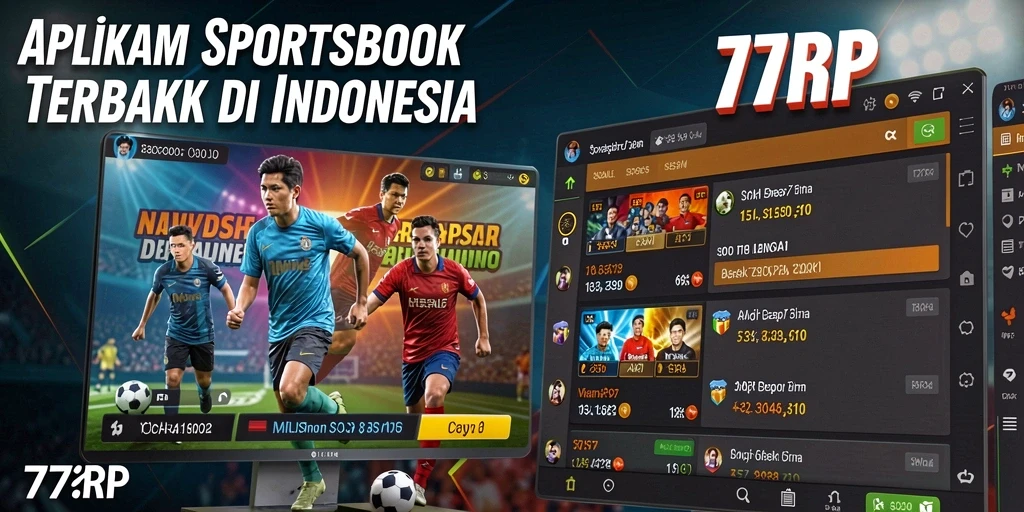 Screenshot gameplay <strong>77RP</strong> dengan tampilan taruhan olahraga yang menarik.