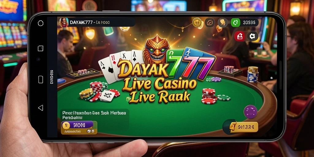 Gameplay Live Casino yang mendebarkan dan interaktif di DAYAK777.