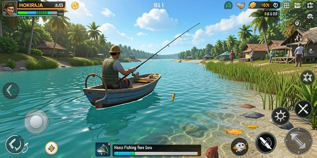 Tangkapan ikan besar di permainan HOKIRAJA