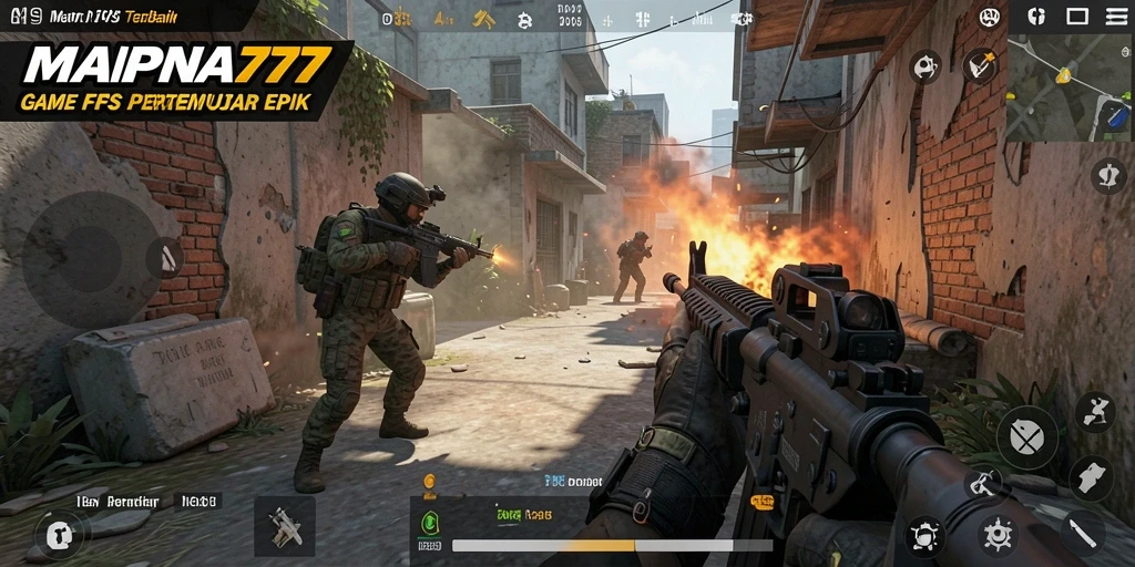 Tampilan gameplay menegangkan di MAPNA777 dengan pertempuran intens.