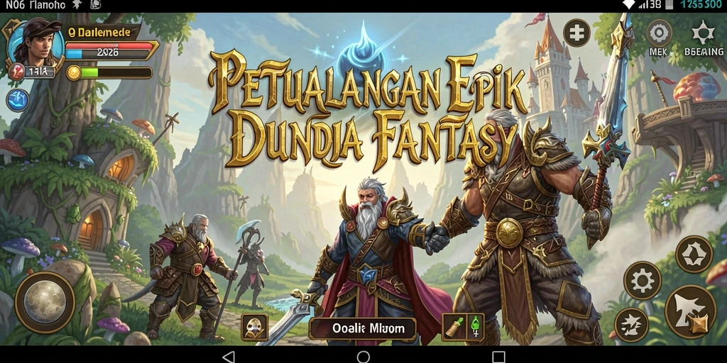 Tampilan permainan <strong>N06</strong> dengan aksi RPG yang seru dan mendebarkan.