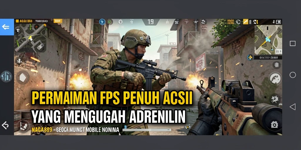 Tampilan seru gameplay FPS di NAGA889 dengan aksi menegangkan.