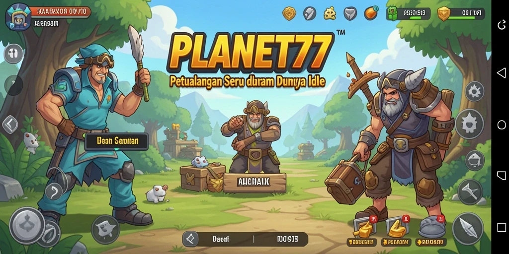 Tampilan gameplay <strong>PLANET77</strong> yang menarik dan mengasyikkan.