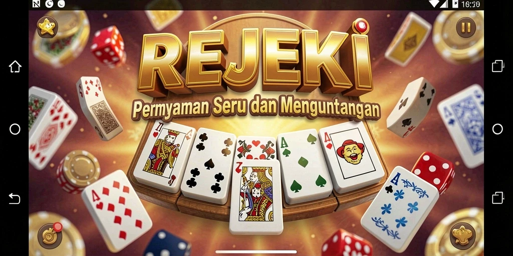 Tangkapan layar gameplay seru dalam permainan Domino REJEKI.